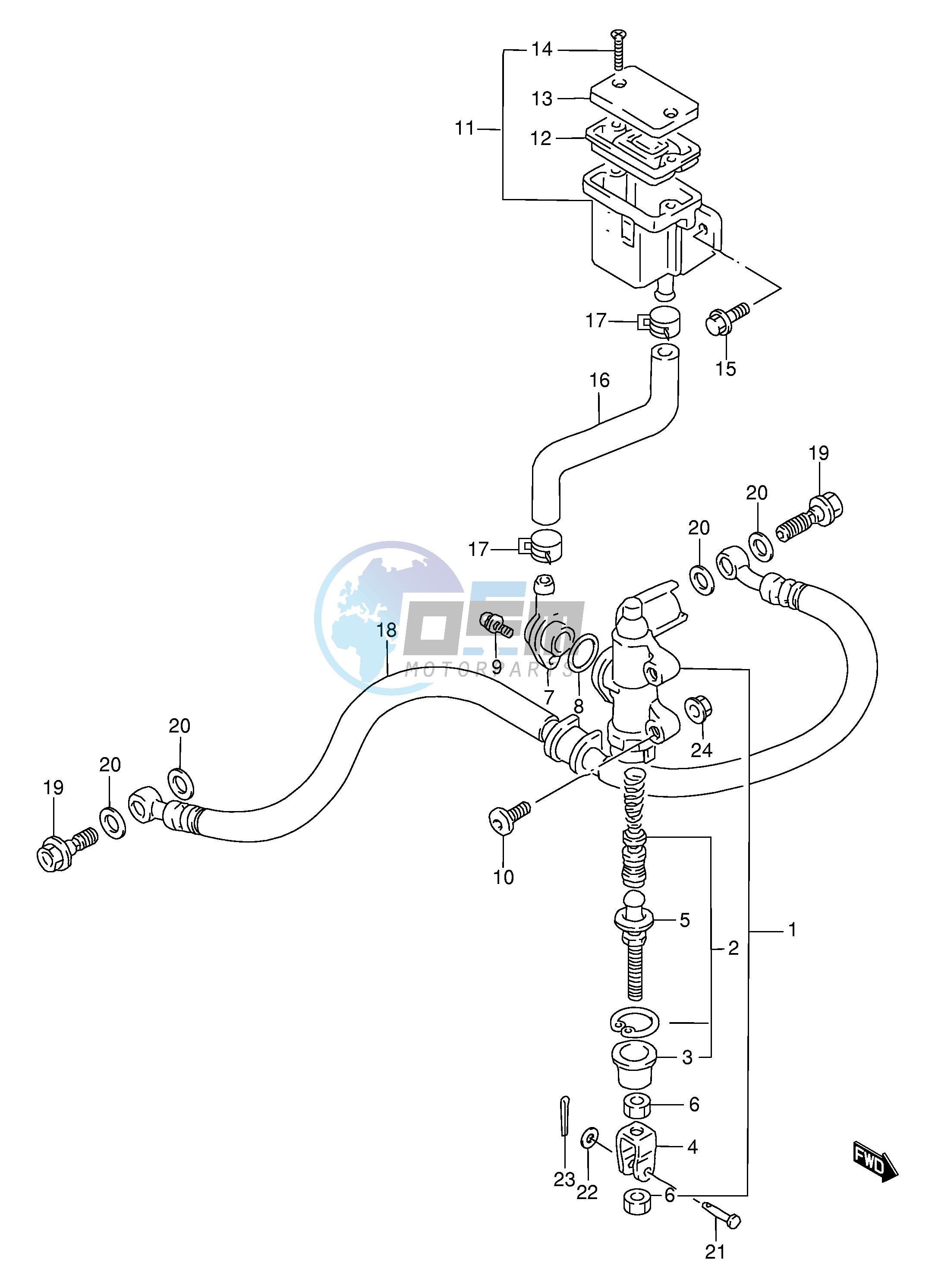 REAR MASTER CYLINDER