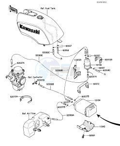 ZX 550 A [GPZ] (A1-A3) [GPZ] drawing CANISTER