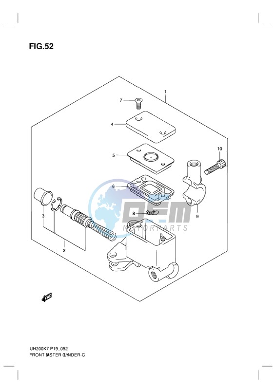 FRONT MASTER CYLINDER