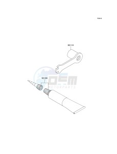 KX 65 A [KX65 MONSTER ENERGY] (A6F - A9FA) A9F drawing OWNERS TOOLS