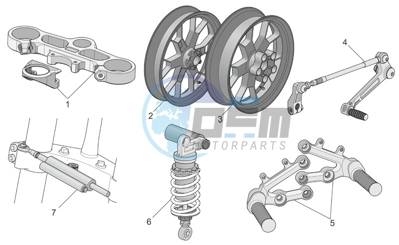 Acc. - Cyclistic components