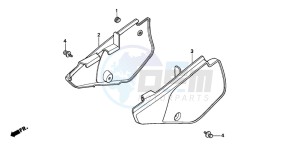 XR70R drawing SIDE COVER