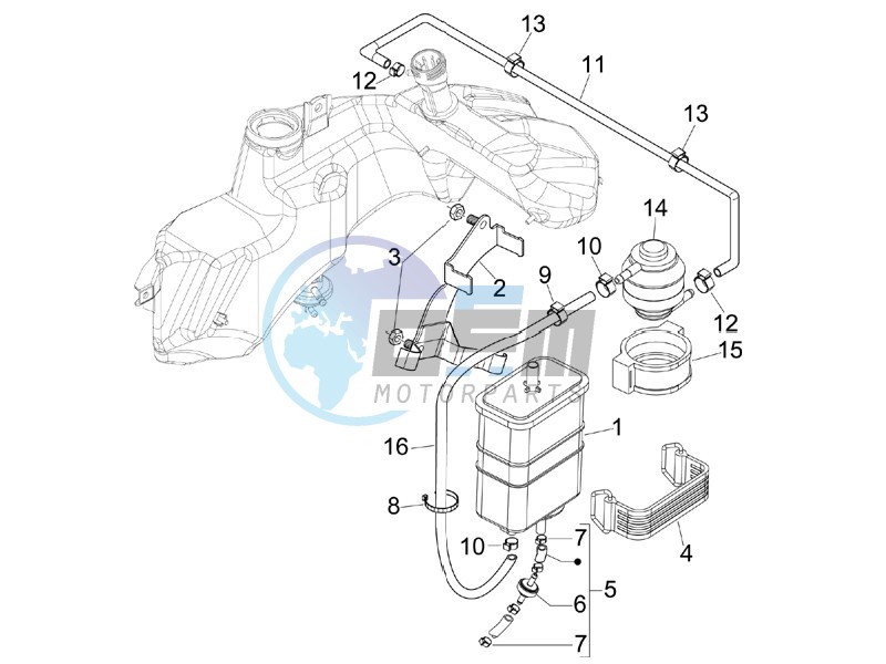 Anti-percolation system