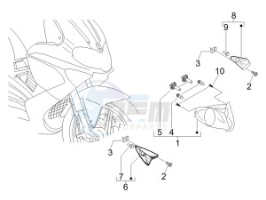 Runner 125 VX 4t Race e3 (UK) UK drawing Head lamp - Turn signal lamps