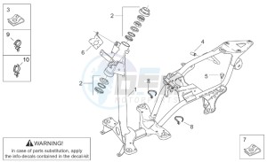 Scarabeo 50 2t (eng. Minarelli) drawing Frame