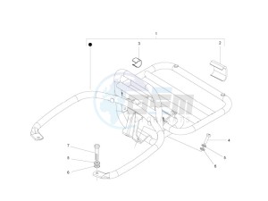 GTS 250 ie China drawing Rear luggage rack