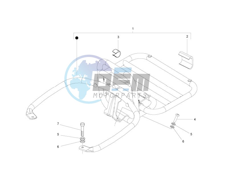 Rear luggage rack