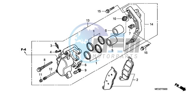 FRONT BRAKE CALIPER