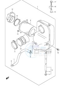 VZ800 (E3-E28) MARAUDER drawing REAR AIR CLEANER