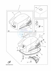 FT8DEL drawing TOP-COWLING