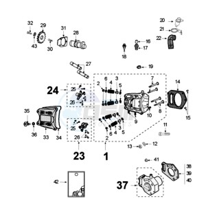 SAT400 drawing CYLINDER