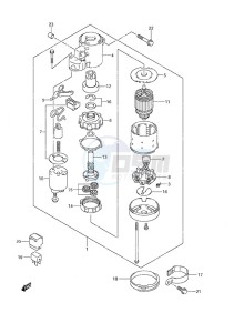 DF 115 drawing Starting Motor