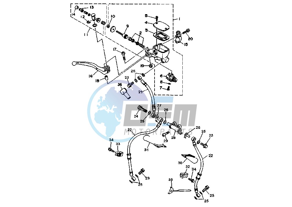 FRONT MASTER CYLINDER