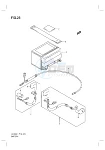 UH200G BURGMAN EU drawing BATTERY