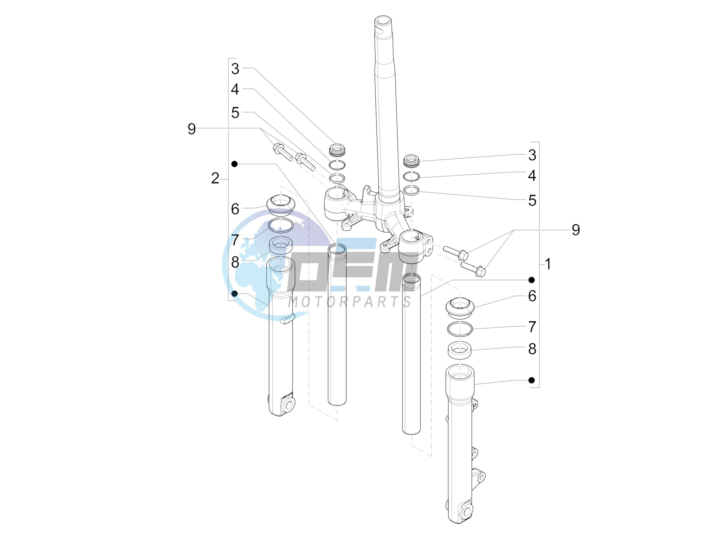 Fork's components (Wuxi Top)