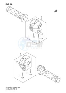 SV1000 (E3-E28) drawing HANDLE SWITCH (SV1000S)