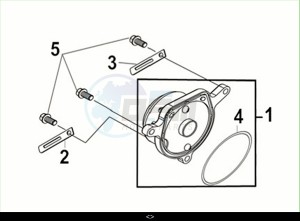 CRUISYM a 300 (LV30W3-EU) (M3) drawing CYL. HEAD SIDE COVER