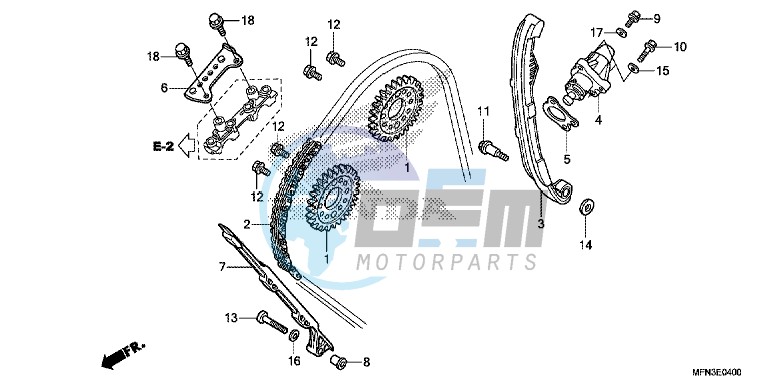 CAM CHAIN/ TENSIONER