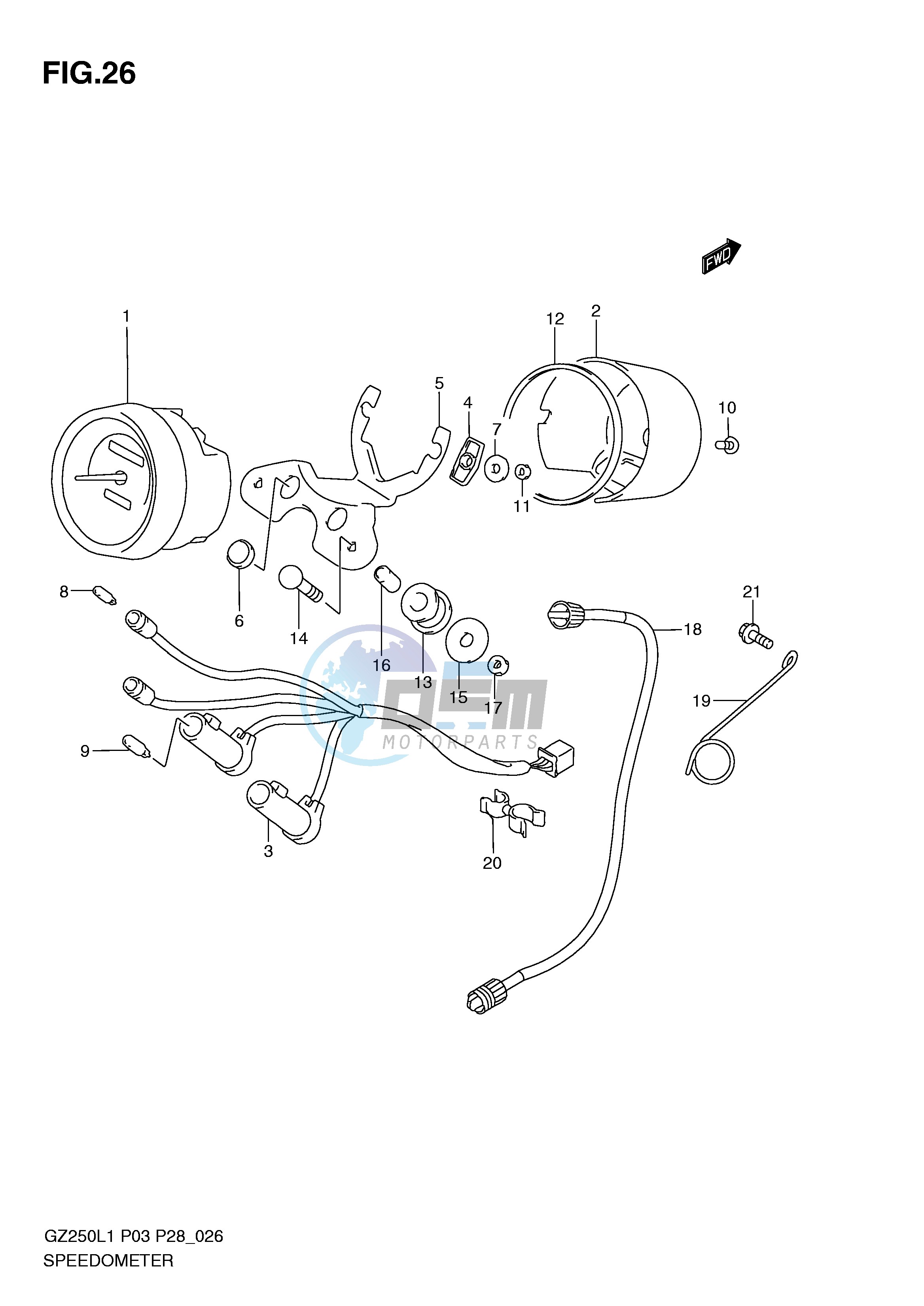 SPEEDOMETER (MODEL P33)