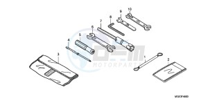 VFR1200FD VFR1200F UK - (E) drawing TOOL