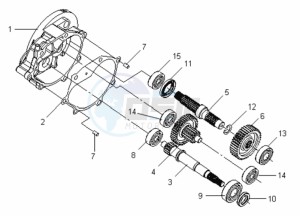 VS 125 EURO3 drawing TRANSMISSION