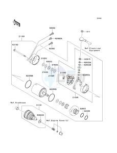 JT 1500 A [STX-15F] (A6F-A9F) A7F drawing STARTER MOTOR