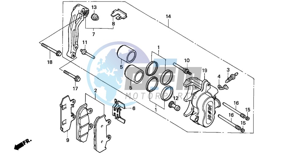 FRONT BRAKE CALIPER (1)