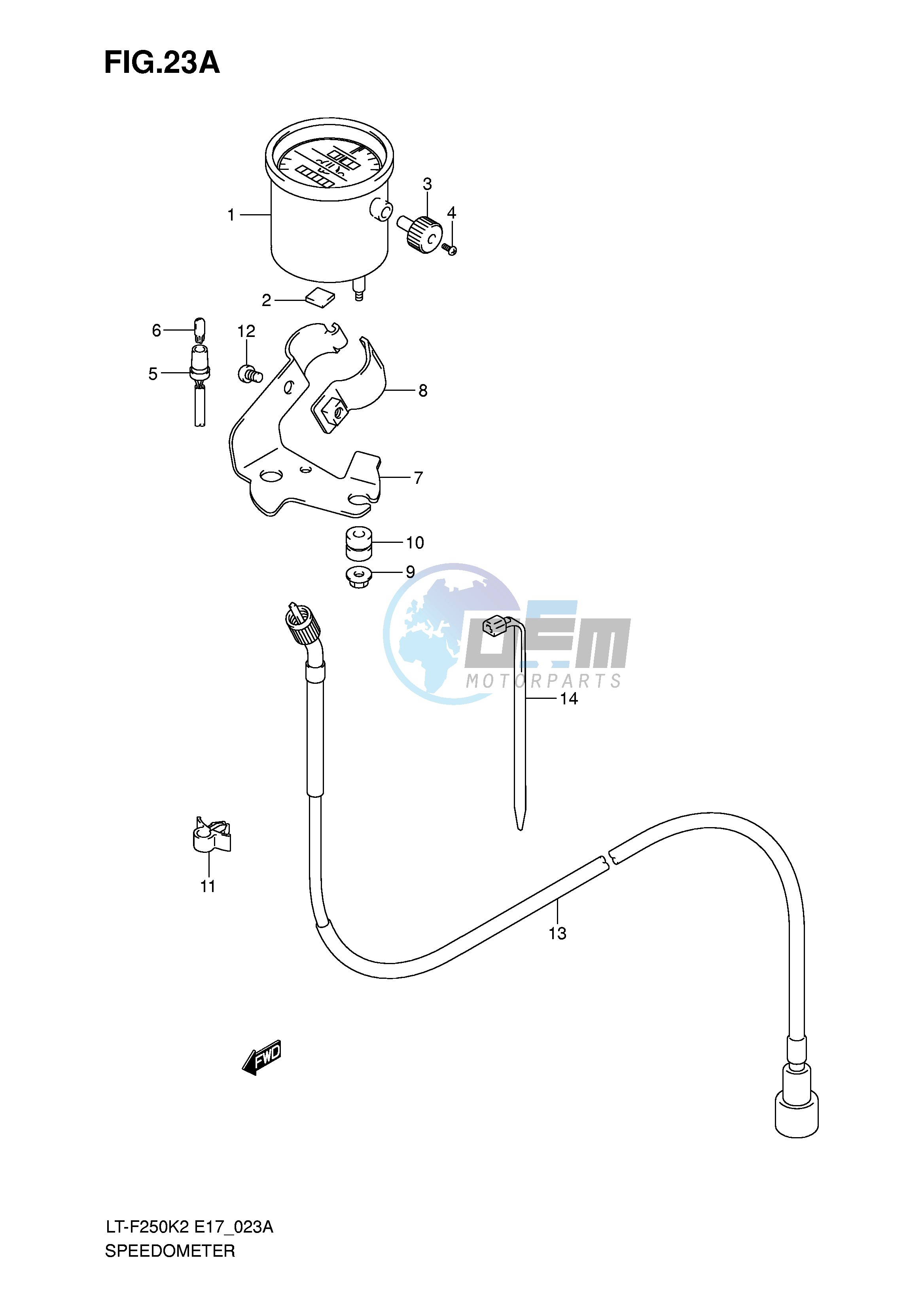 SPEEDOMETER (LT-F250K6 E4)