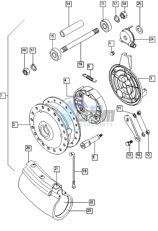 Front wheel-alu