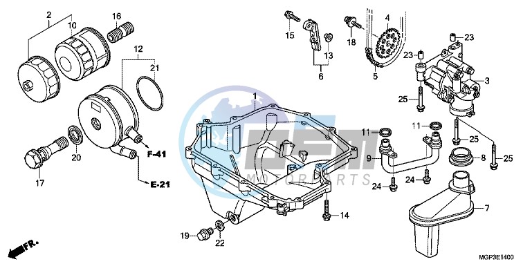 OIL PAN/ OIL PUMP