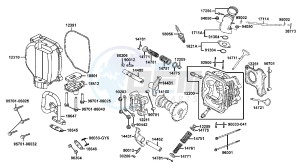 VITALITY 50 drawing Cylinder Head Cover  -  Cylinder Head