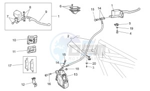 V7 Special 750 drawing Front brake system