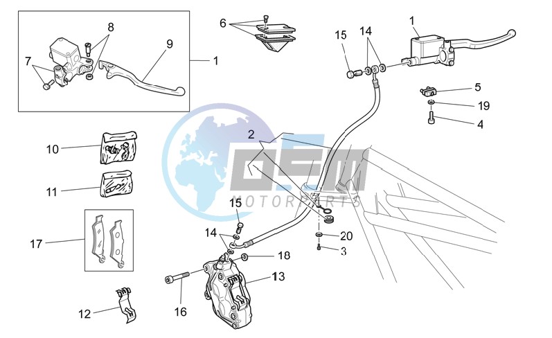 Front brake system