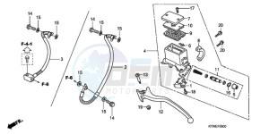 SH300AR9 Europe Direct - (ED / ABS) drawing RR. BRAKE MASTER CYLINDER