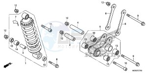 NC700SDC drawing REAR CUSHION