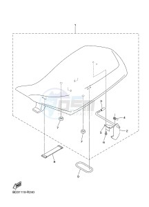 YFM90R YFM09RYXH (BD39) drawing SEAT