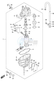 DF 140A drawing Fuel Vapor Separator