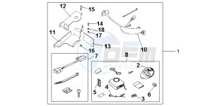 SH125B drawing AVERTO SECURI TY KIT