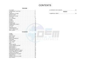 YZ450F (B115 B116 B117) drawing .5-Content