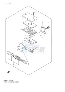 DL650 ABS V-STROM EU-UK drawing FRONT MASTER CYLINDER