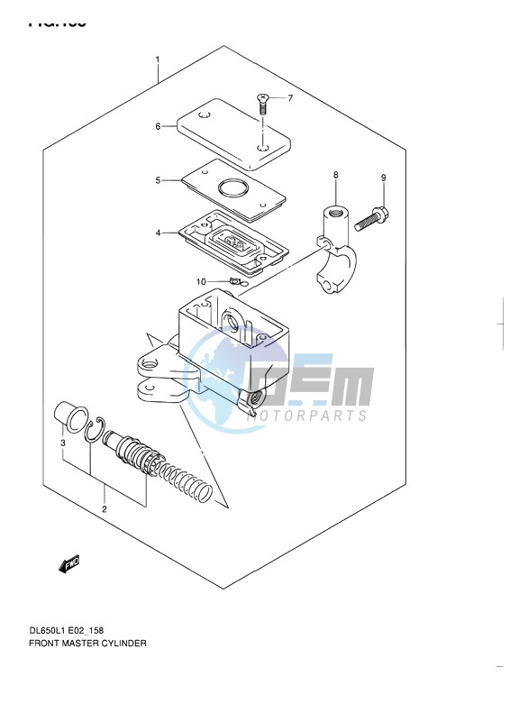 FRONT MASTER CYLINDER