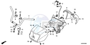 TRX500FEC drawing HANDLE PIPE