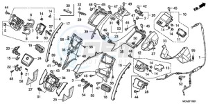 GL18009 France - (F / AB CMF NAV) drawing SHELTER (AIRBAG)