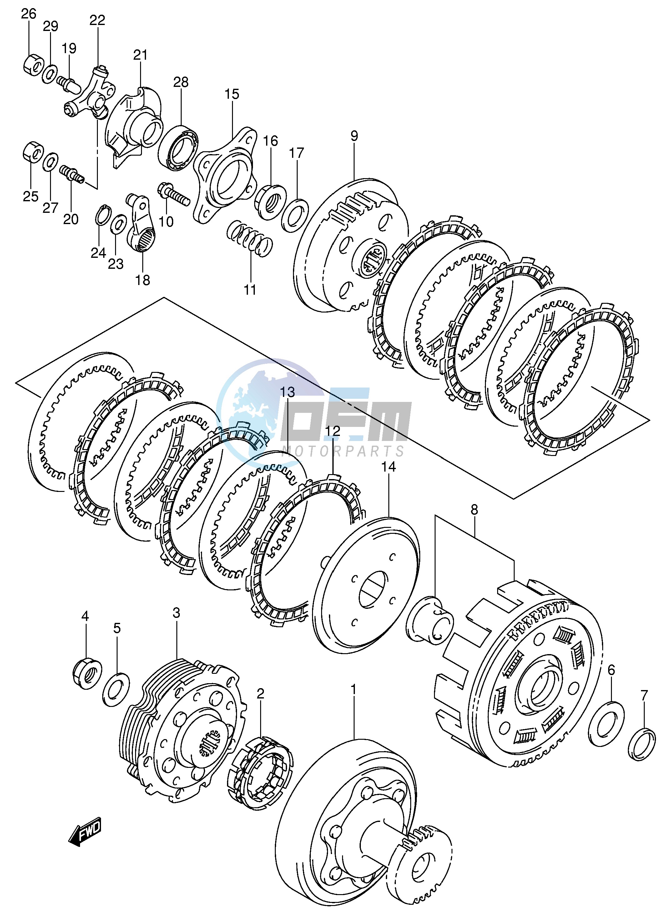 CLUTCH (MODEL K4 K5 K6 K7)