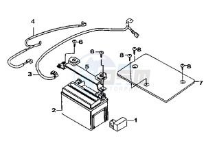 ATTILA - 150 cc drawing BATTERY