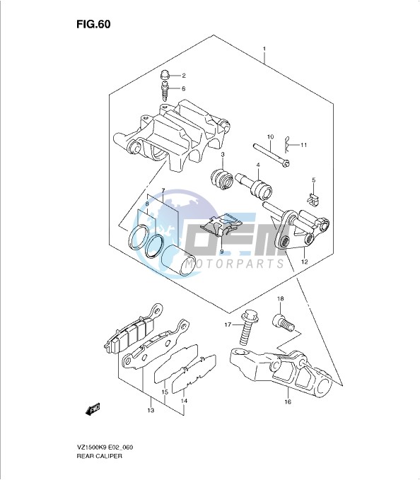 REAR CALIPER