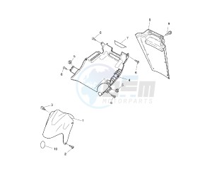 YQ AEROX 50 drawing FENDER REPLICA