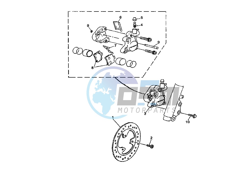 FRONT BRAKE CALIPER