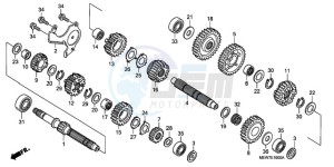 NT700VA F drawing TRANSMISSION