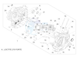 ETV 1200 Caponord Carabinieri drawing Crankcases I